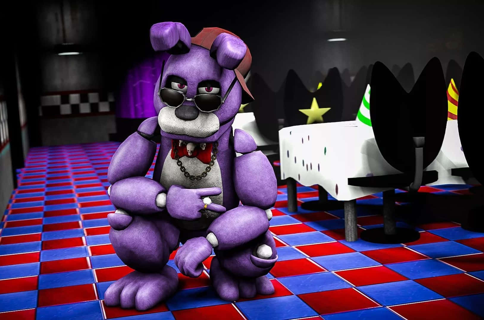 Bonnie The Bunny Posing For Fans Wallpaper