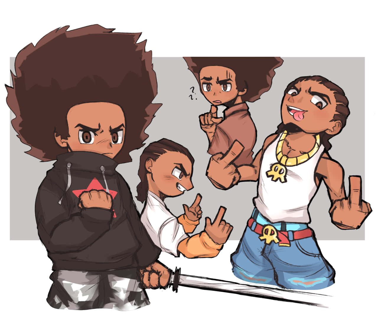 Boondocks Pfp Characters Wallpaper