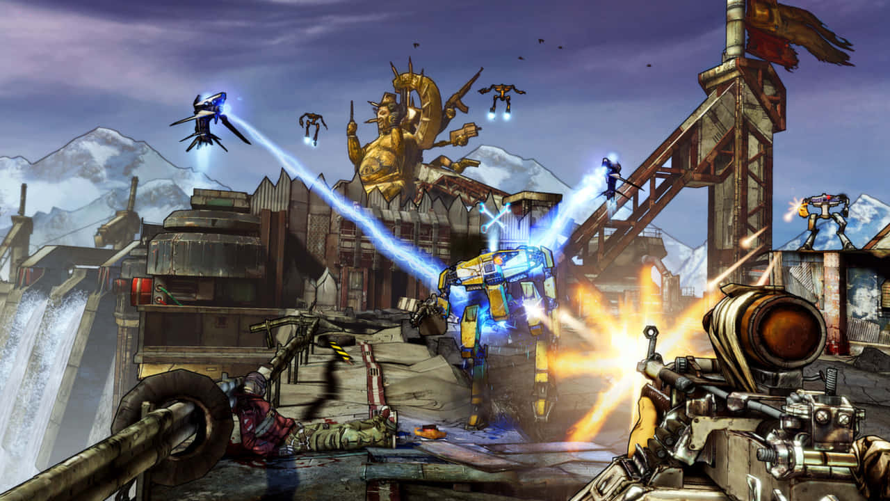 Borderlands2 Action Scene Wallpaper