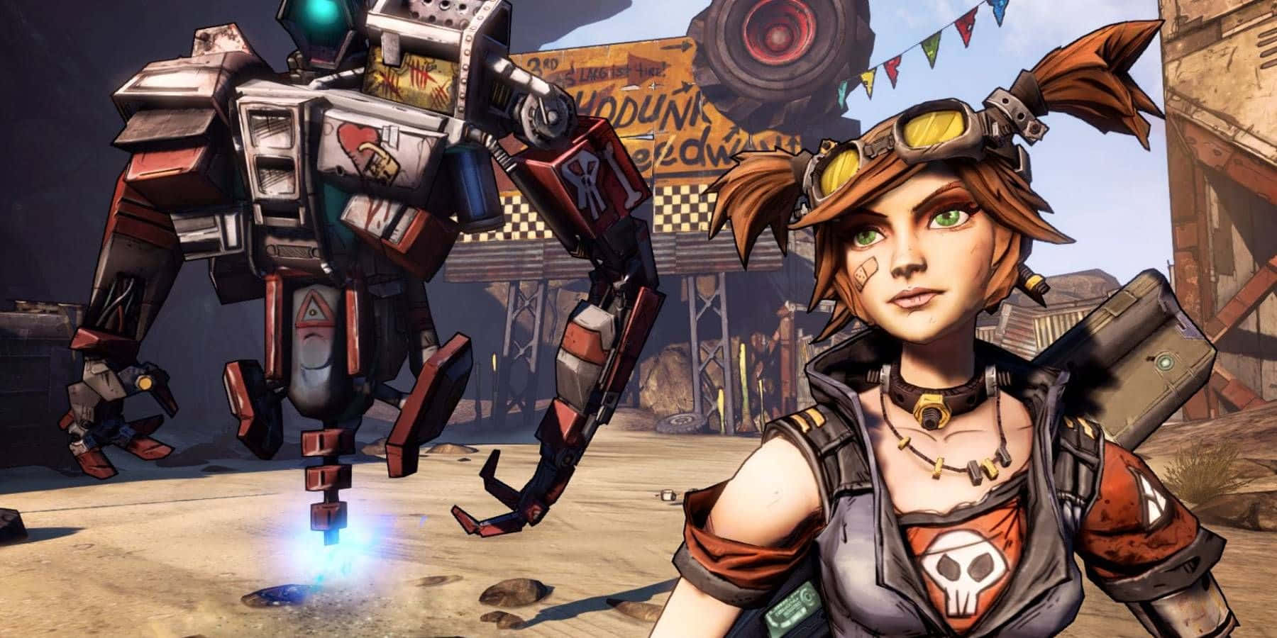 Borderlands2_ Gaige_ And_ Deathtrap Wallpaper