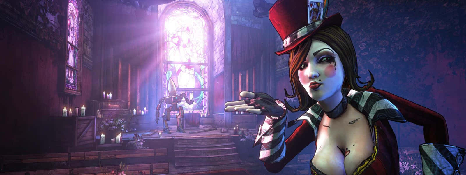 Borderlands2 Mad Moxxis Bar Scene Wallpaper