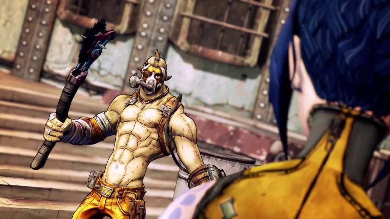 Borderlands2_ Psycho_ Melee_ Attack Wallpaper