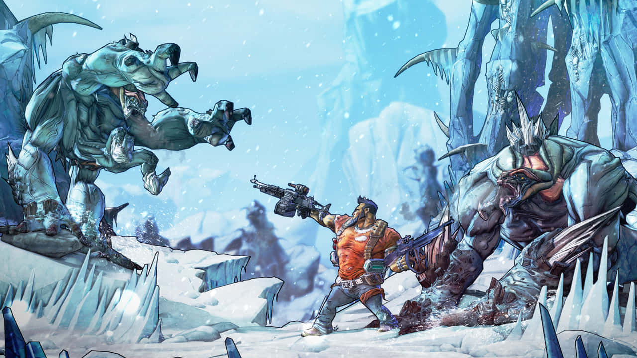 Borderlands2_ Salvador_vs_ Bullymongs Wallpaper