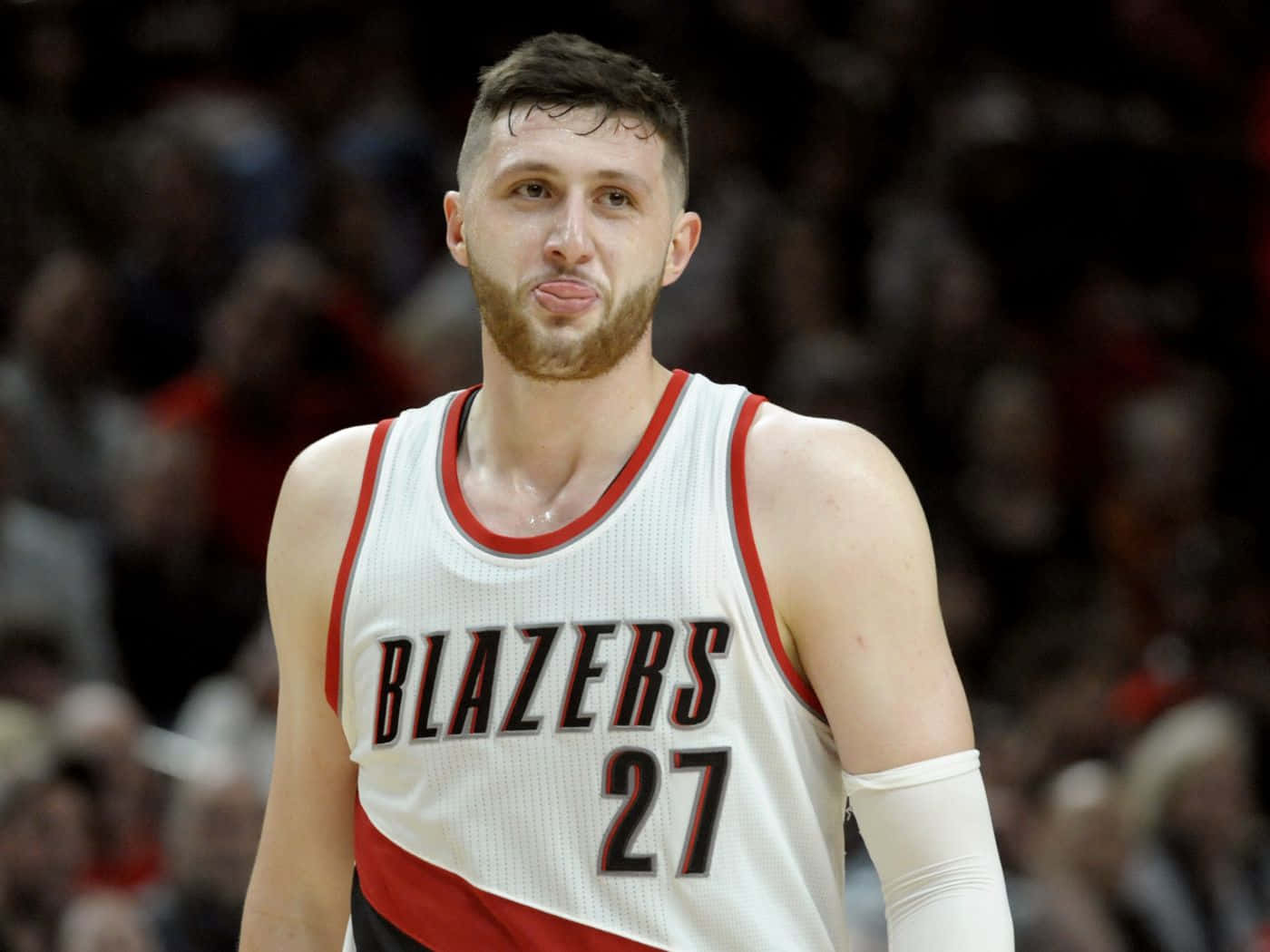 Bosnian Professional Basketball Player Jusuf Nurkic Wallpaper