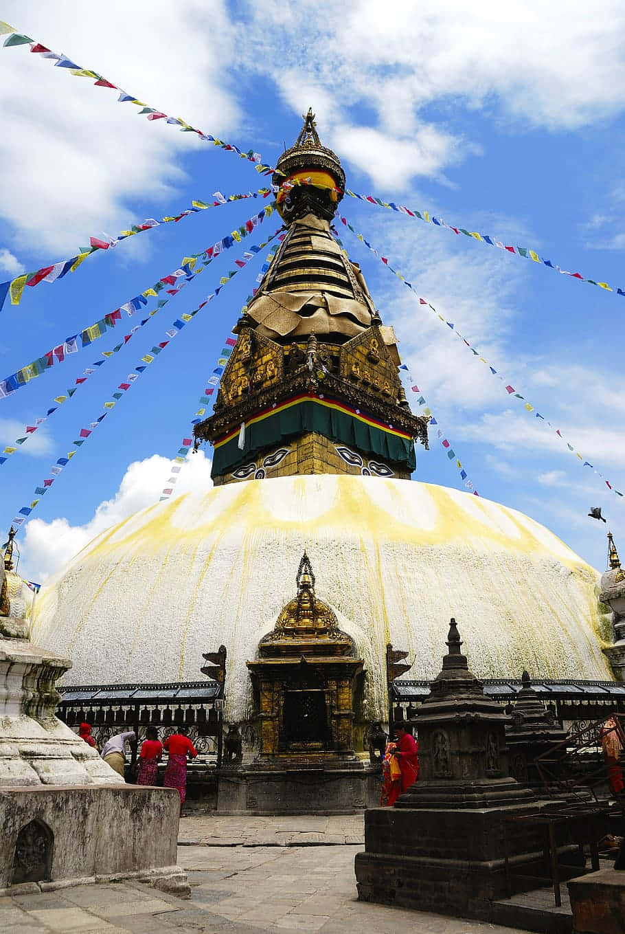 Boudhanath Stupa Dome Entrance Wallpaper