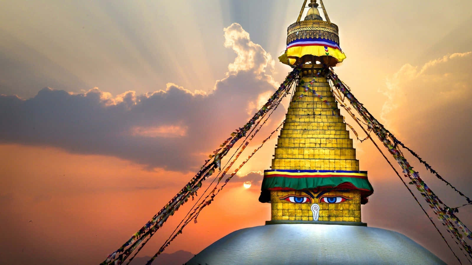 Boudhanath Stupa Edit Wallpaper