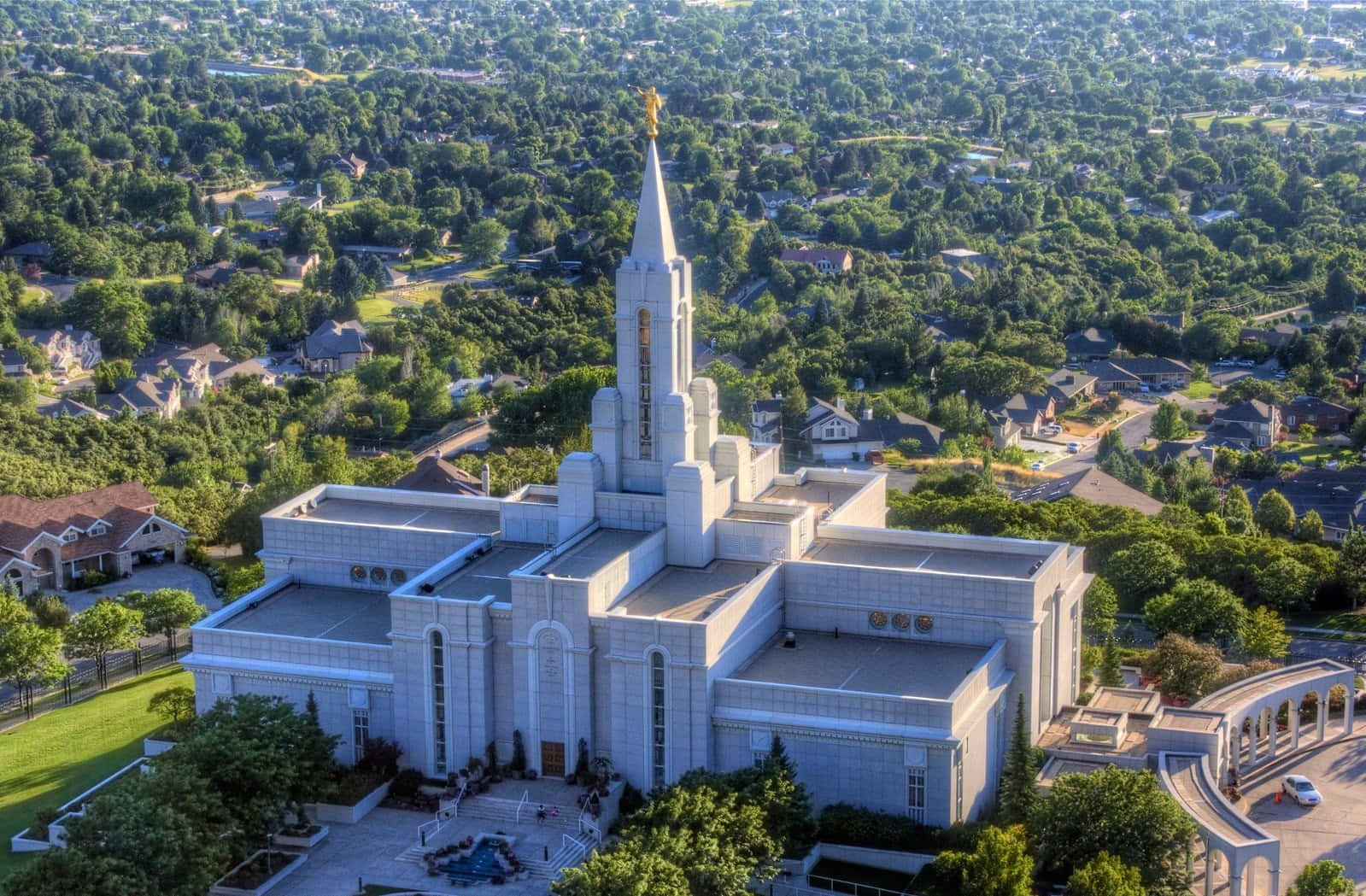 Bountiful Utah Mormon Temple Wallpaper