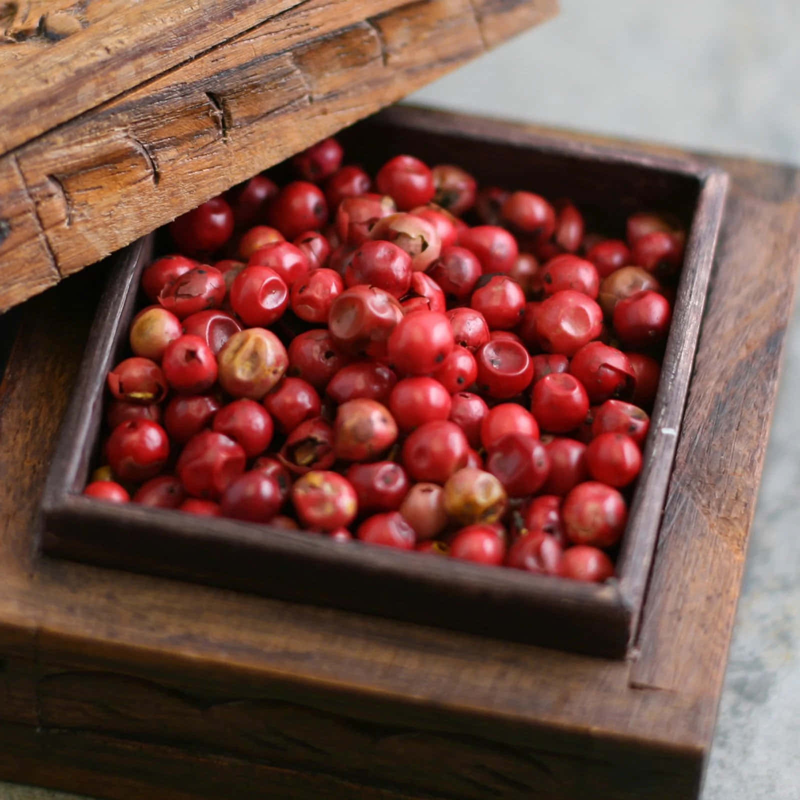 Bowl Of Pink Peppercorns Wallpaper