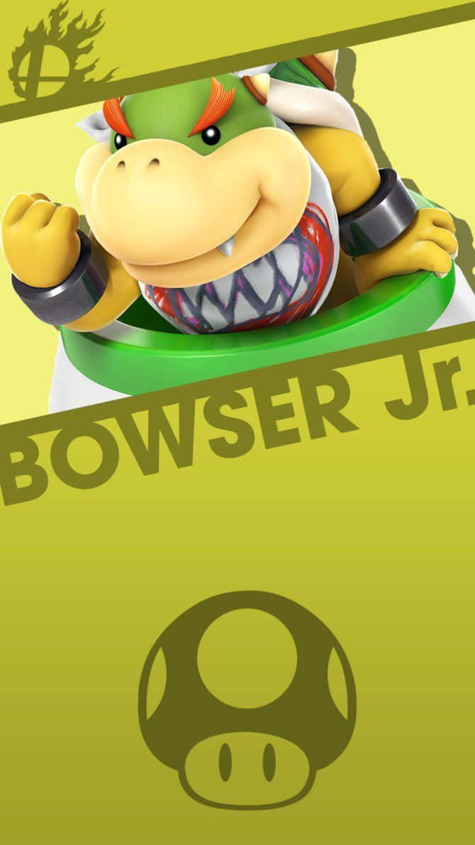 Bowser Jr. In Action Wallpaper