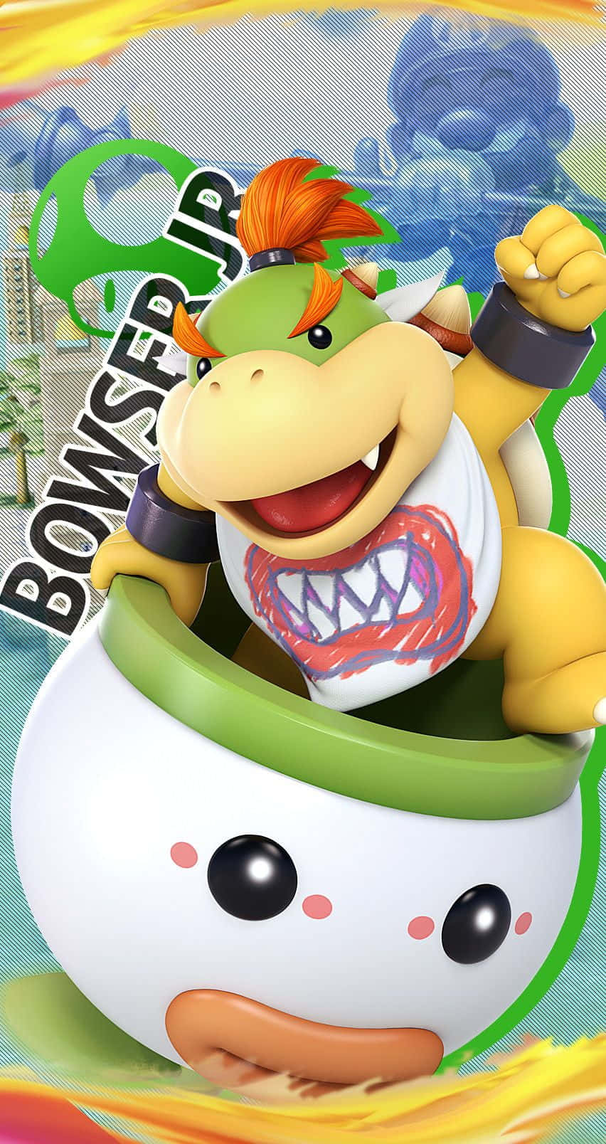 Bowser Jr. Shows Off His Fierce Moves! Wallpaper