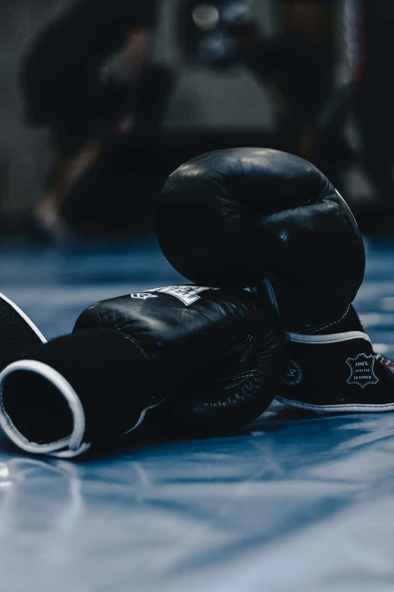 Boxing_ Gloves_on_ Mat_ Workout_ Aesthetic.jpg Wallpaper