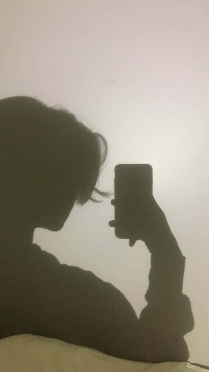 Boy Selfie Shadow Pfp Wallpaper