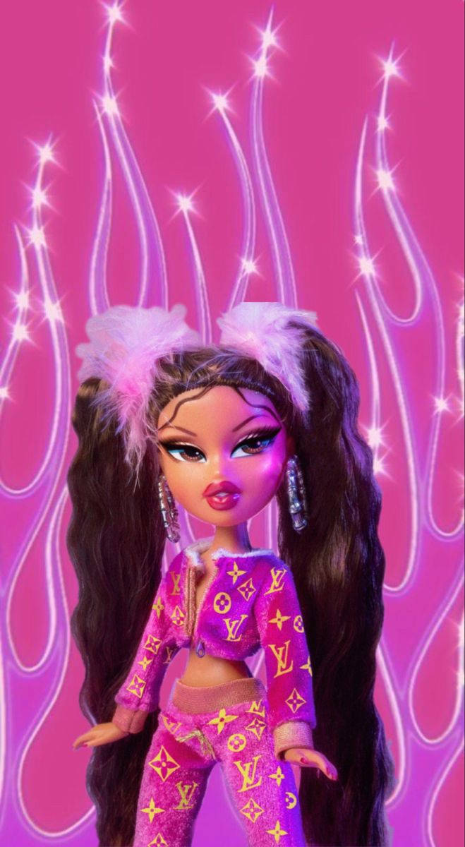 Bratz Dolls Pink Louis Vuitton Wallpaper