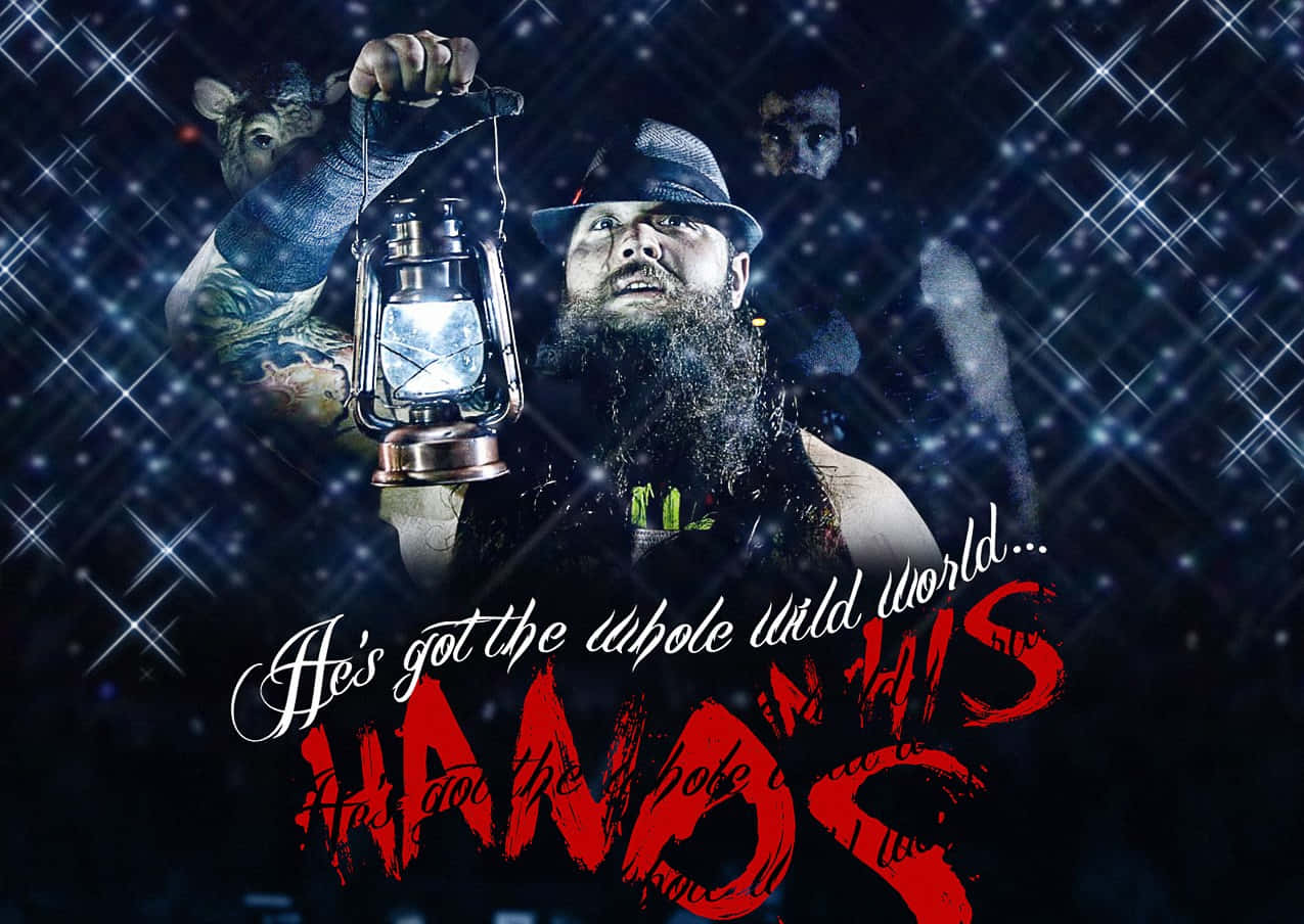 Bray Wyatt Wwe Night Lamp Entrance Fan Art Wallpaper