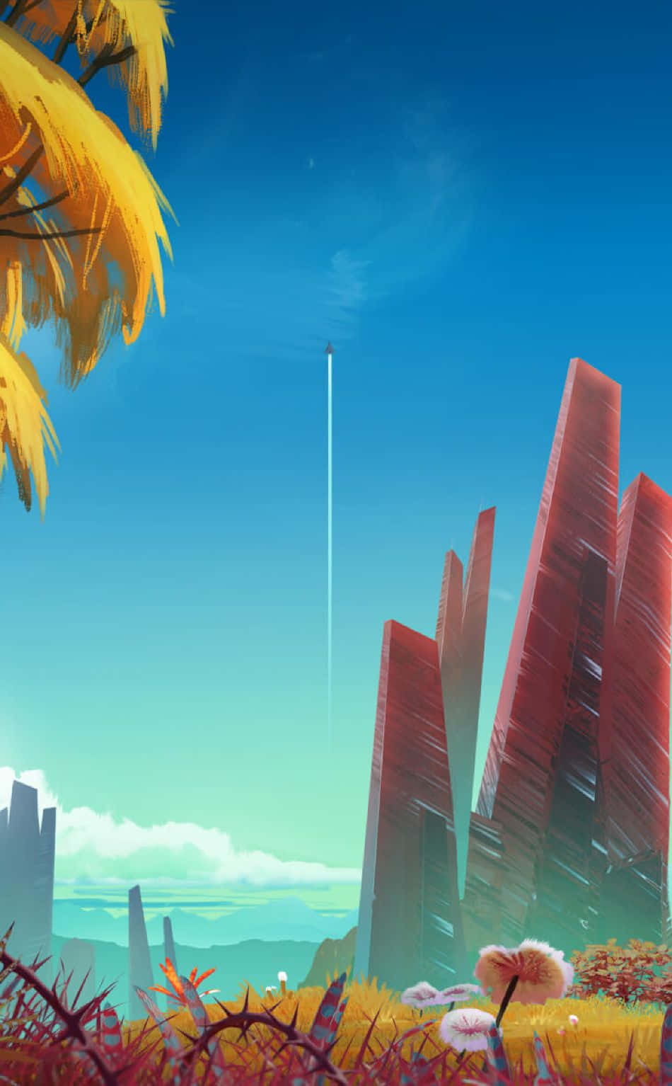 Break Through The Final Frontier On Your No Man's Sky Phone Wallpaper