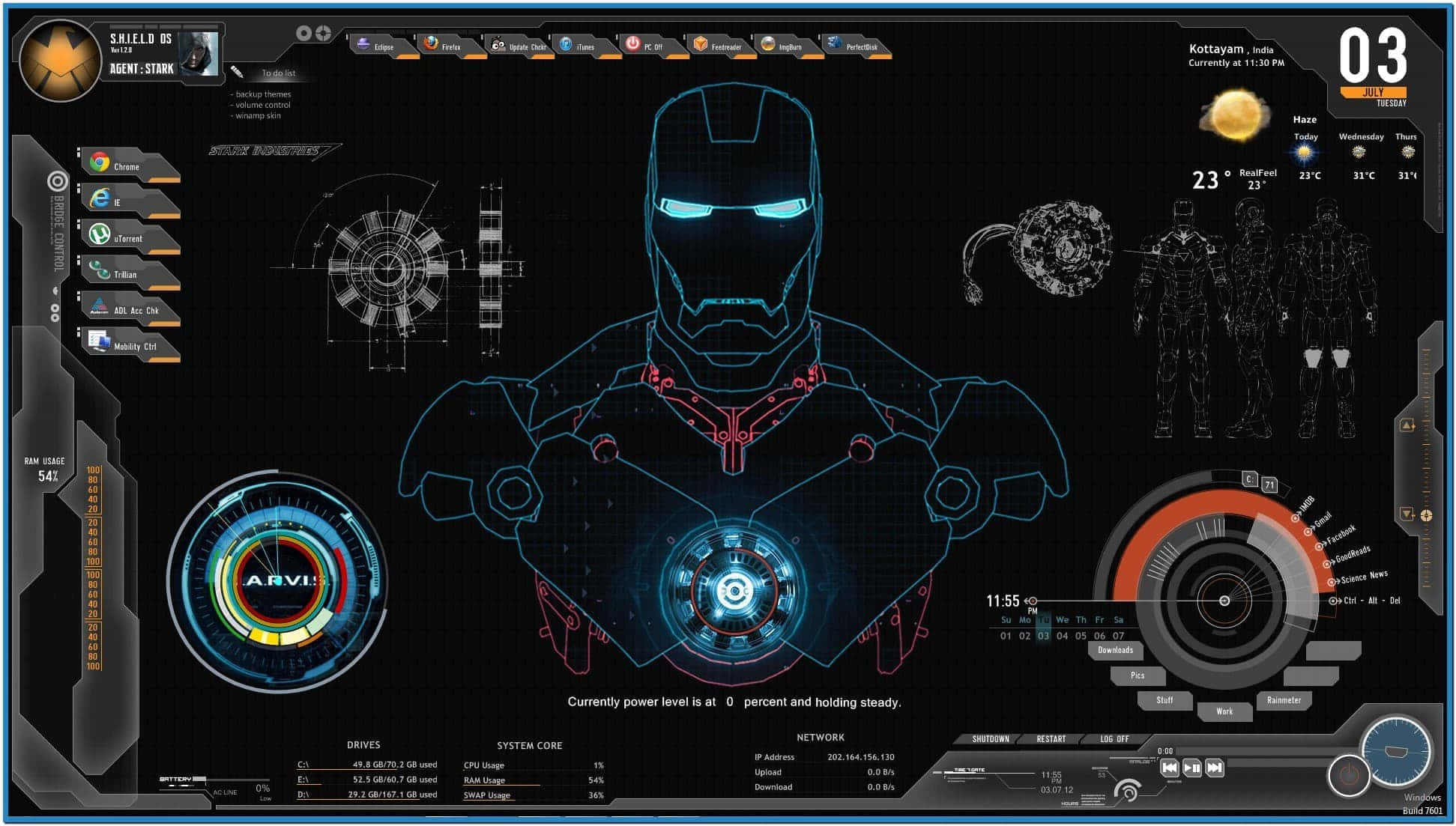 Breaking The Limitations Of Technology With Iron Man Wallpaper