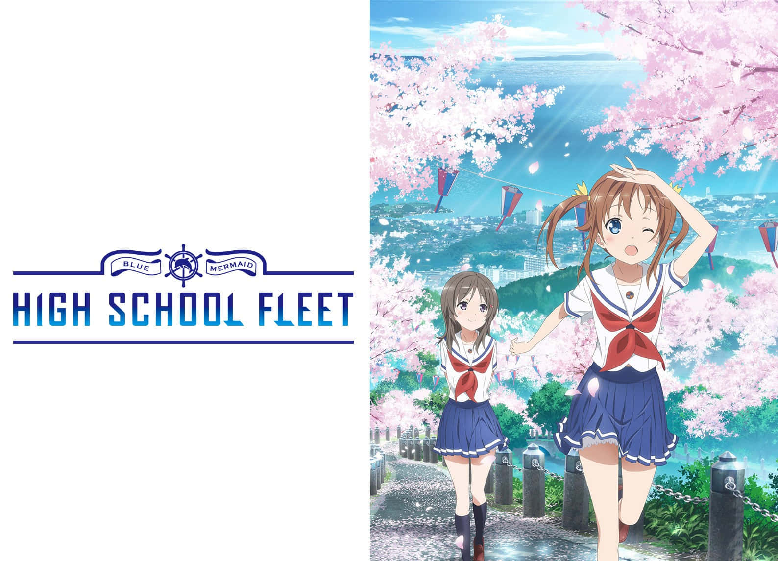 Breaking The Waves With High School Fleet Wallpaper