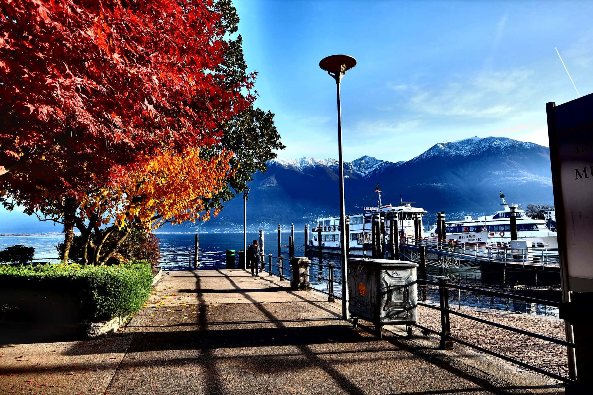 Breath-taking Landscape Of Locarno, Switzerland Wallpaper