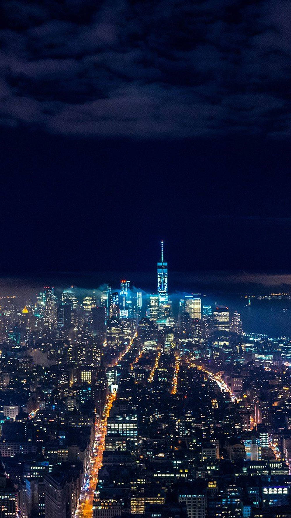 Breathtaking Manhattan Night Aesthetic Nyc Phone Wallpaper