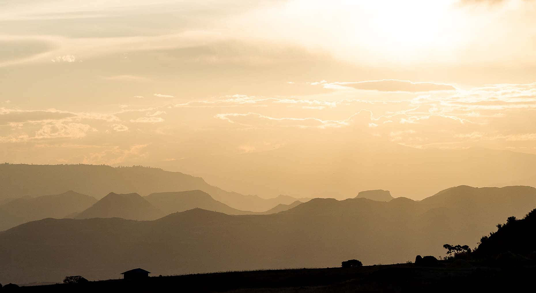 Breathtaking Skyline Of Lalibela Wallpaper