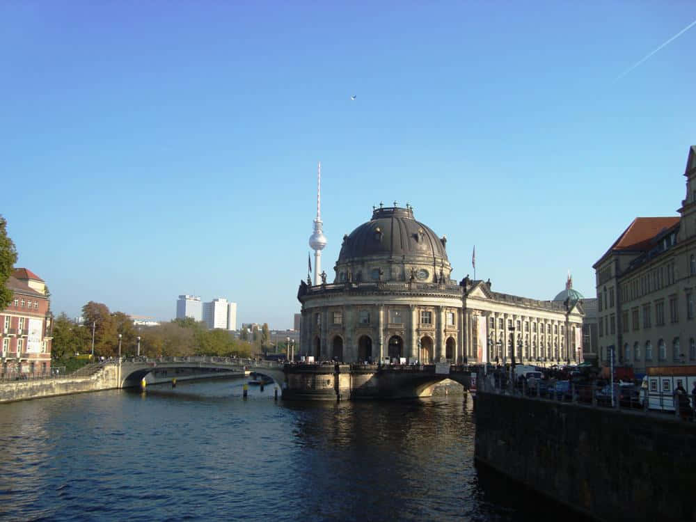 Breathtaking View Of Bode Museum, Museum Island Wallpaper