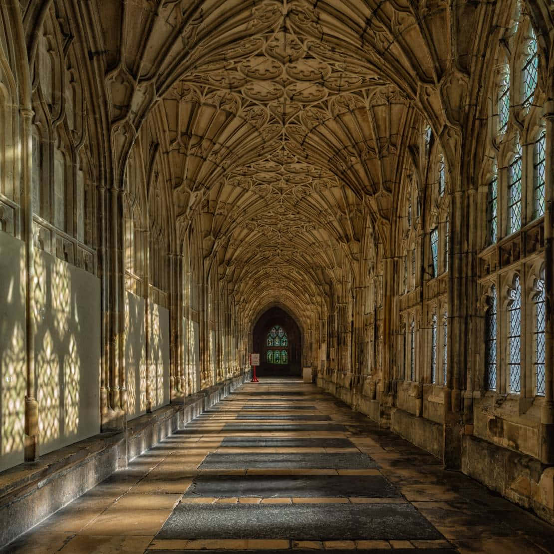 Breathtaking View Of Gloucester Cathedral, Uk Wallpaper