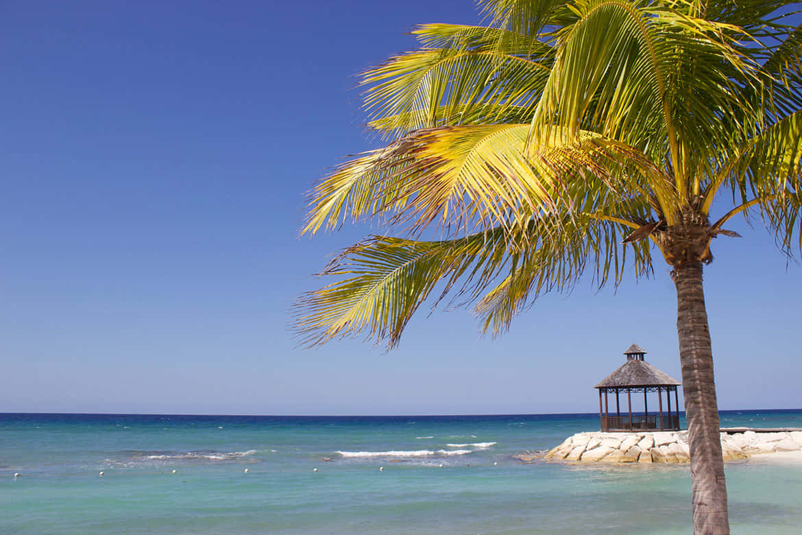 Breathtaking View Of Jamaican Island Paradise Wallpaper