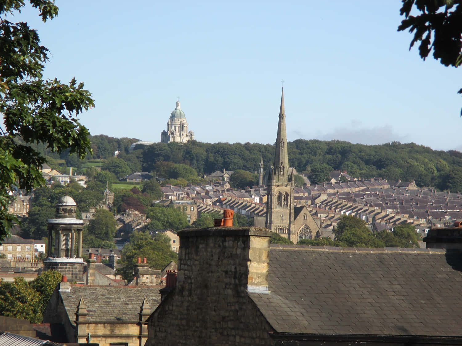 Breathtaking View Of Lancaster Cityscape Wallpaper