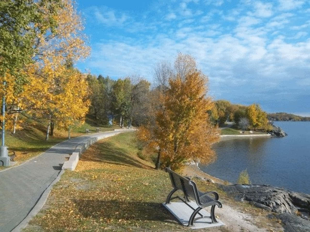 Breathtaking View Of Ramsey Lake, Sudbury Wallpaper