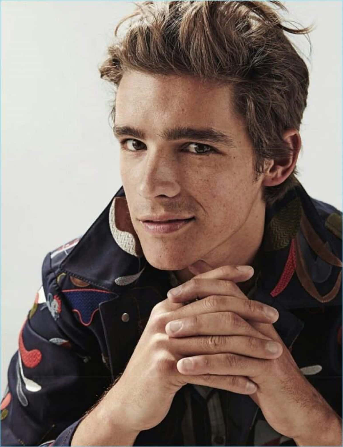 Brenton Thwaites Portrait Smile Wallpaper