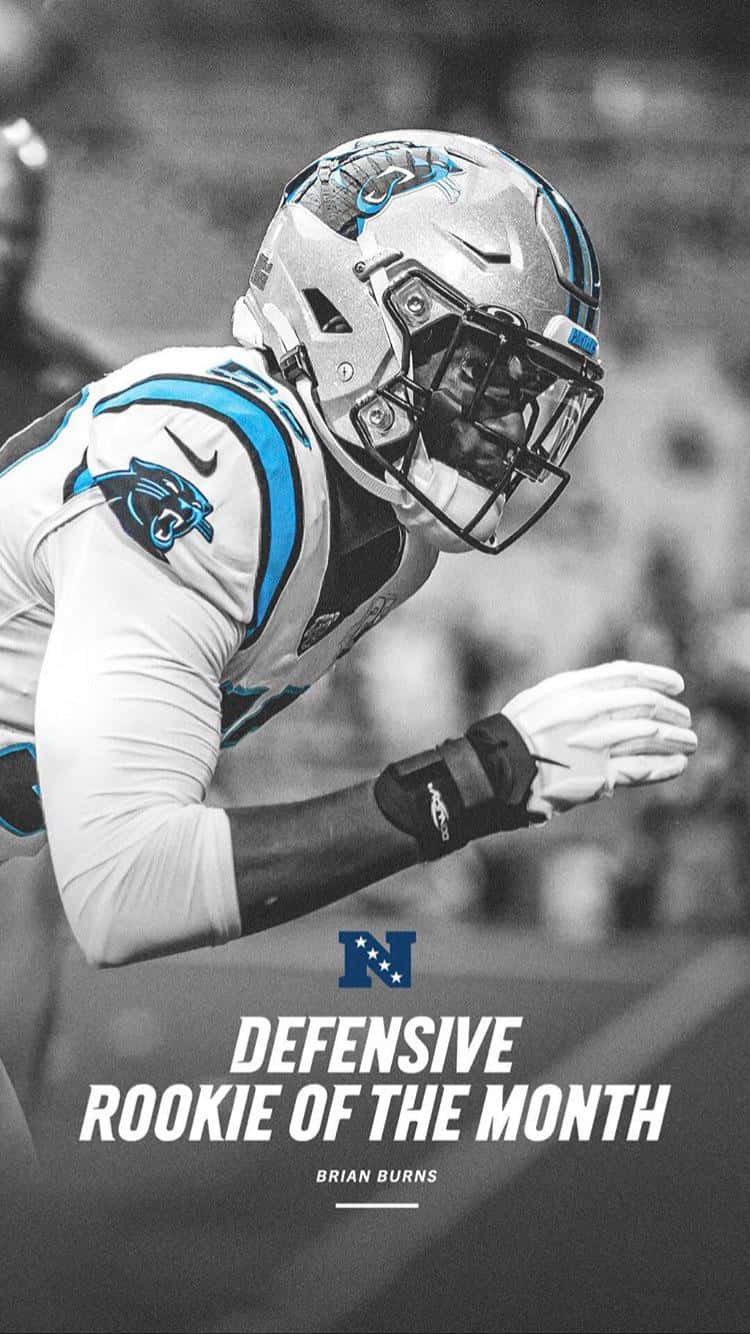 Brian Burns Defensive Rookieofthe Month Wallpaper