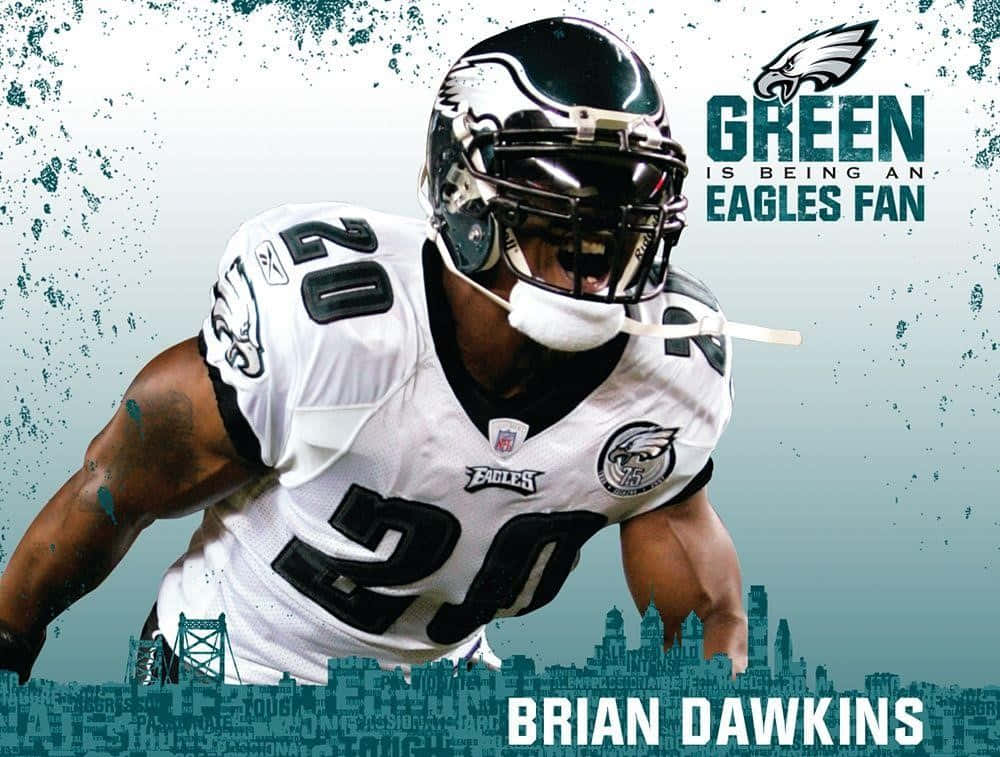 Brian Dawkins Eagles Fan Promotion Wallpaper