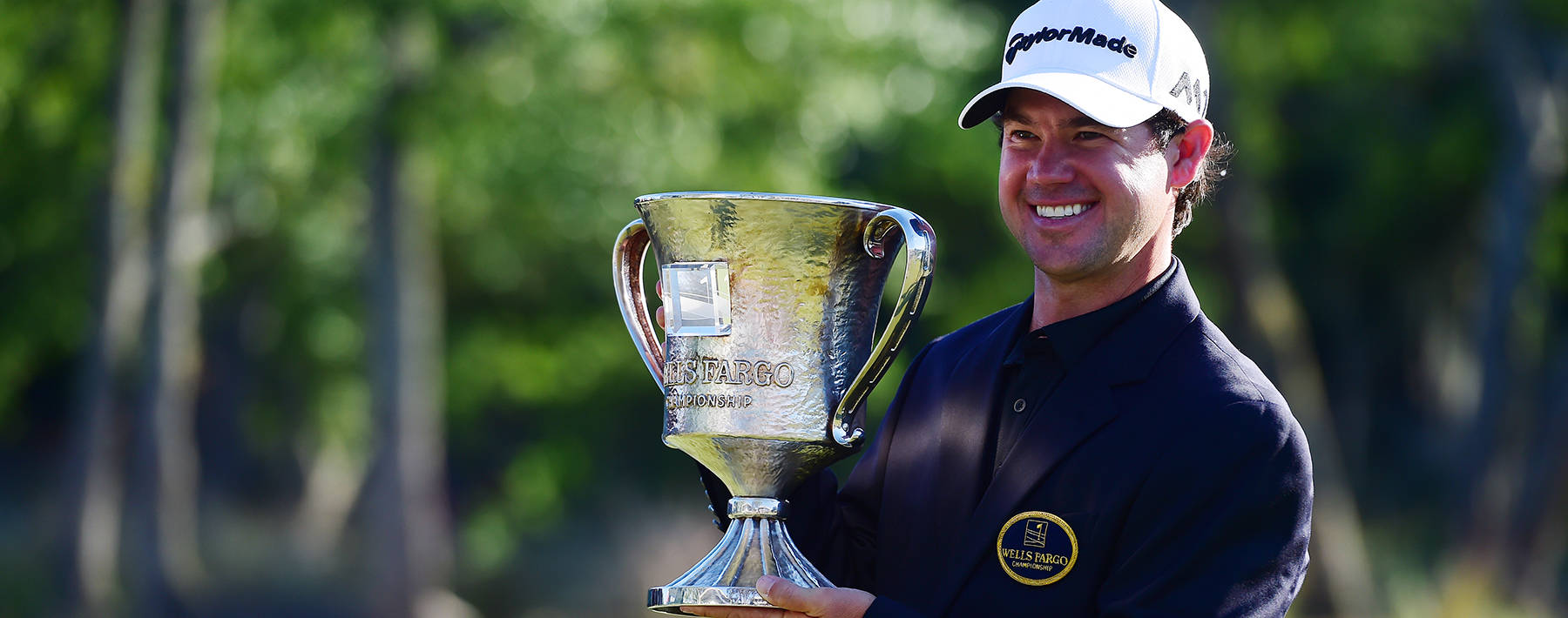 Brian Harman Smiling With Trophy Wallpaper