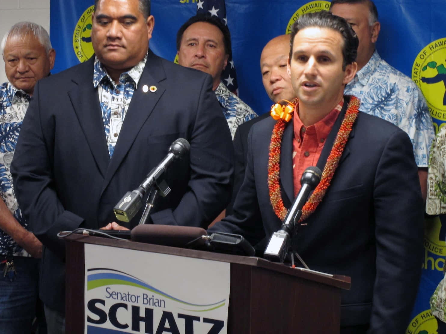 Brian Schatz During Campaign Wallpaper