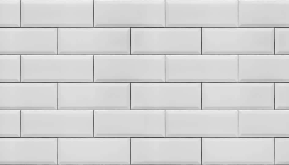 Brick White Tile Wallpaper