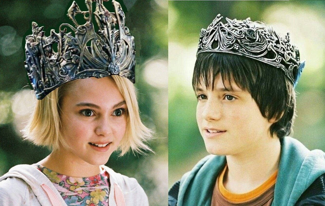 Bridge To Terabithia Crowned Jesse And Leslie Wallpaper