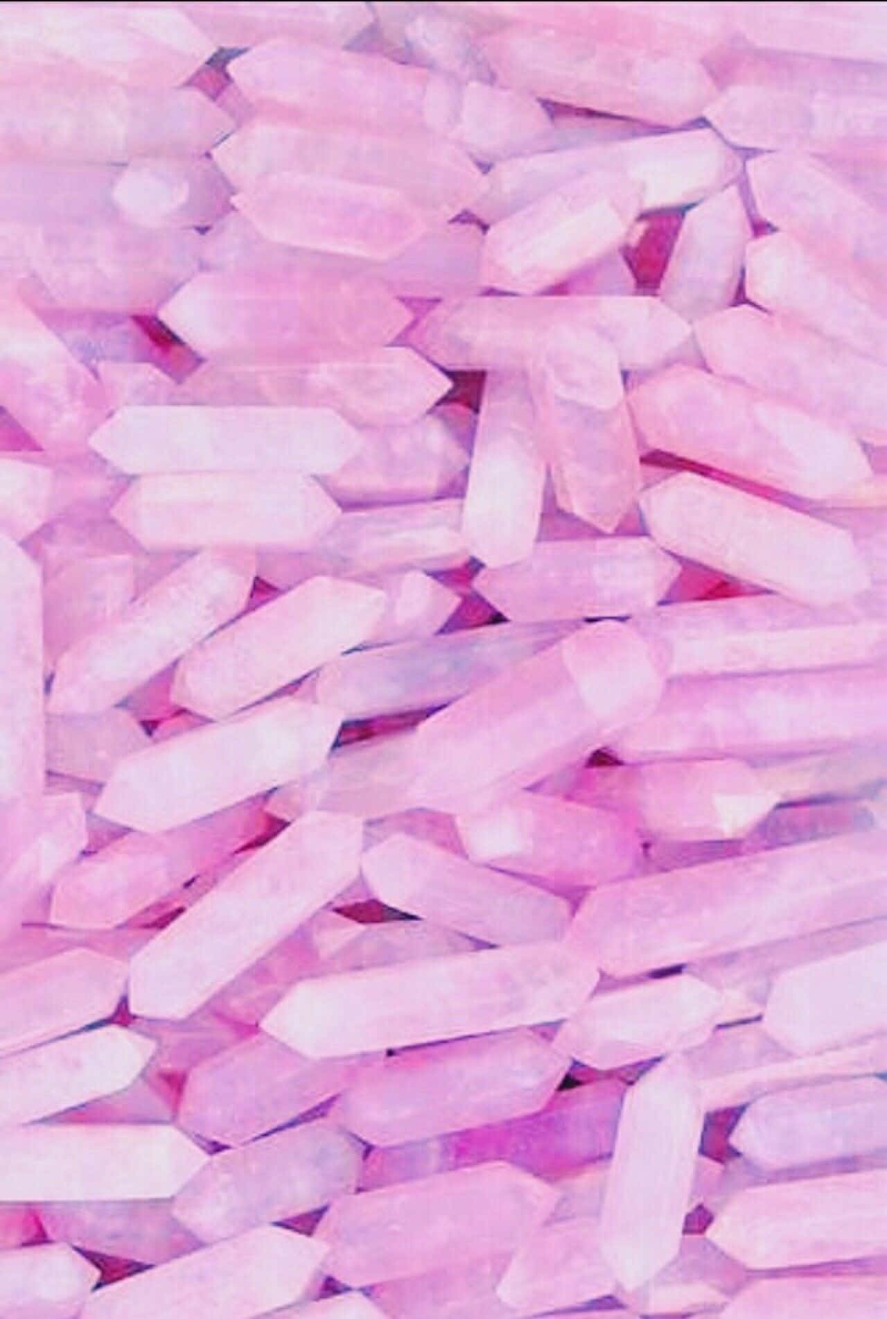 Bright And Beautiful Healing Crystals Shining In The Morning Light. Wallpaper