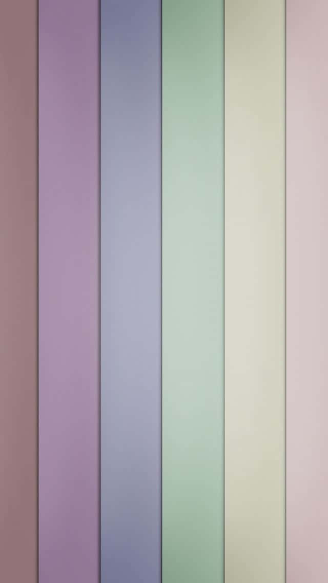 Bright And Colorful Pastel Stripes Wallpaper