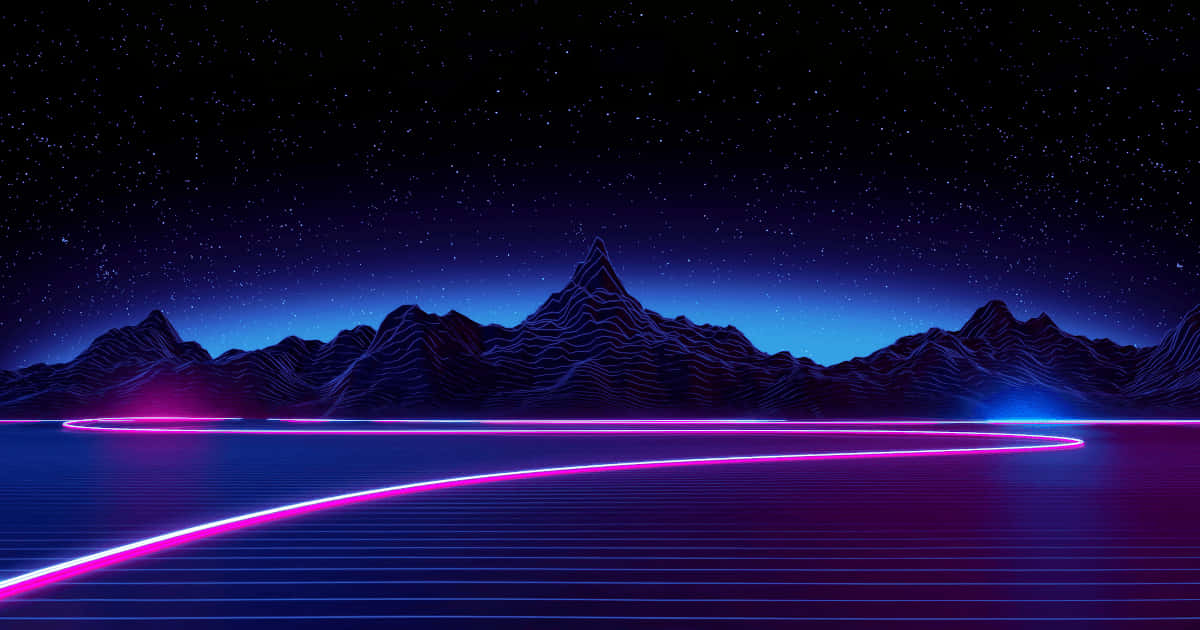 Bright And Vibrant Oled Monitor Wallpaper