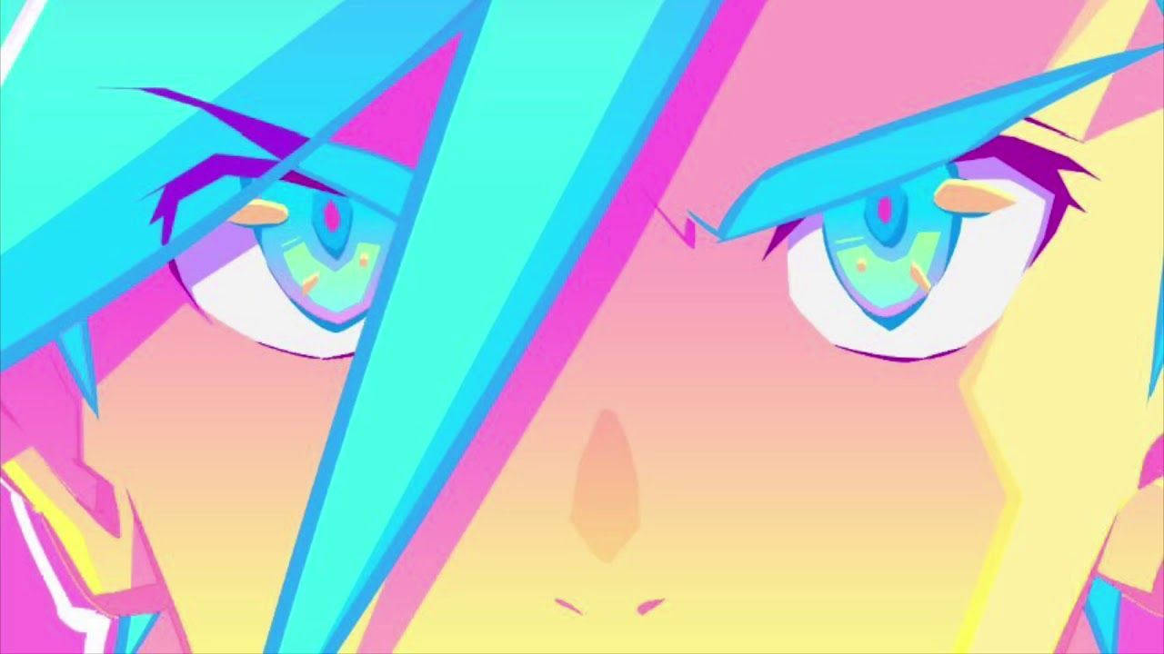 Bright Blue Galo Promare Wallpaper