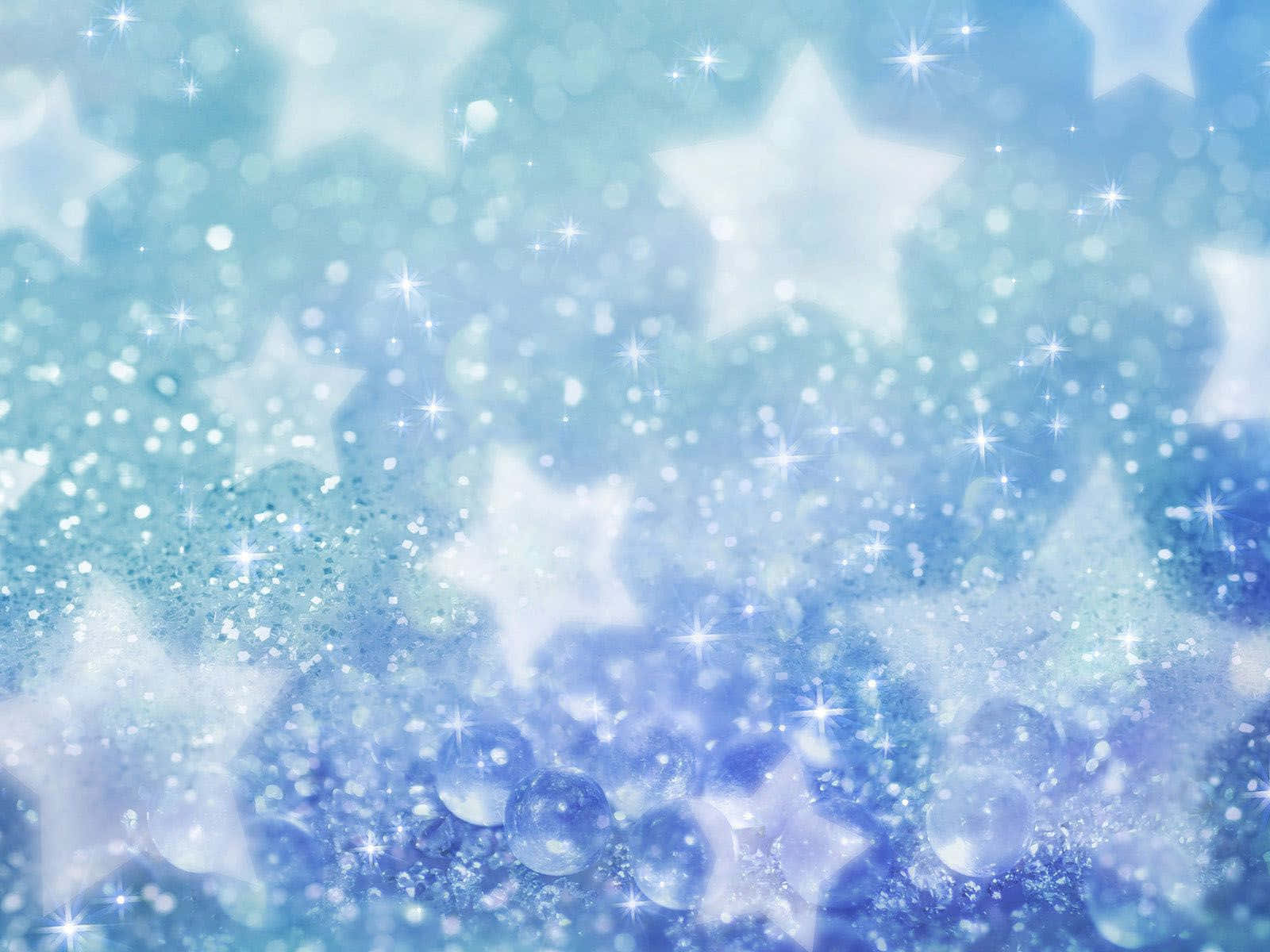 Bright Blue Stars Illuminating The Evening Sky Wallpaper