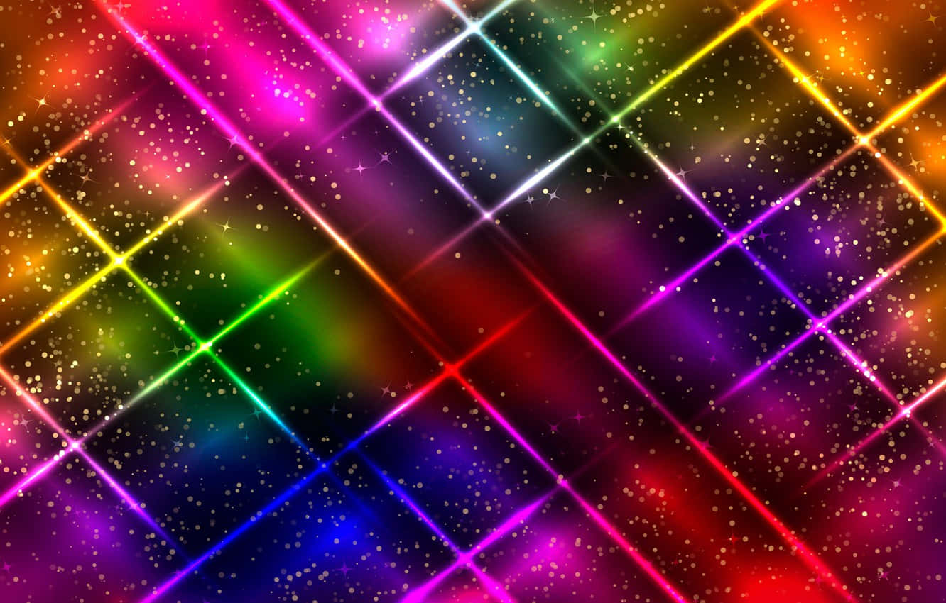 Bright Hd Abstract Neon Wallpaper. Wallpaper