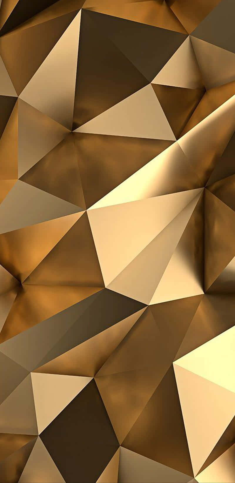 Bright, Shiny Metallic Gold Wallpaper Wallpaper