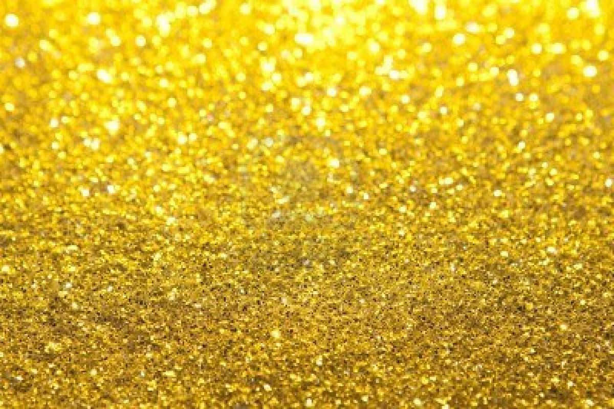 Brighten Up Your Days With Yellow Glitter Wallpaper