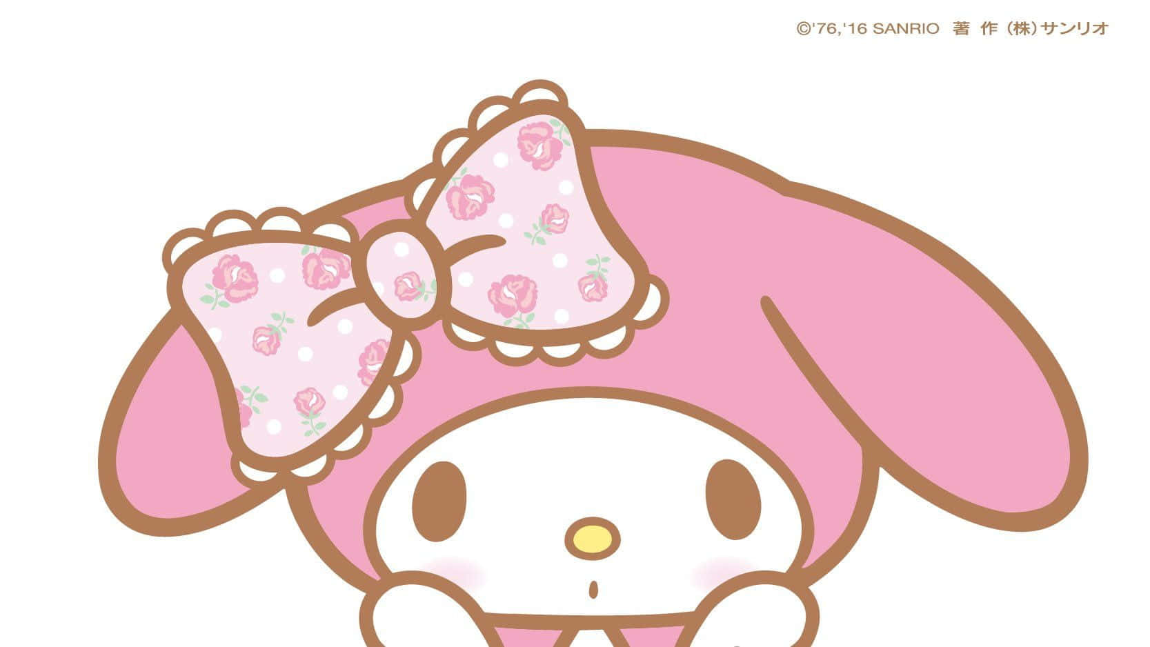 Brighten Up Your Desktop With This Colorful My Melody Picture! Wallpaper