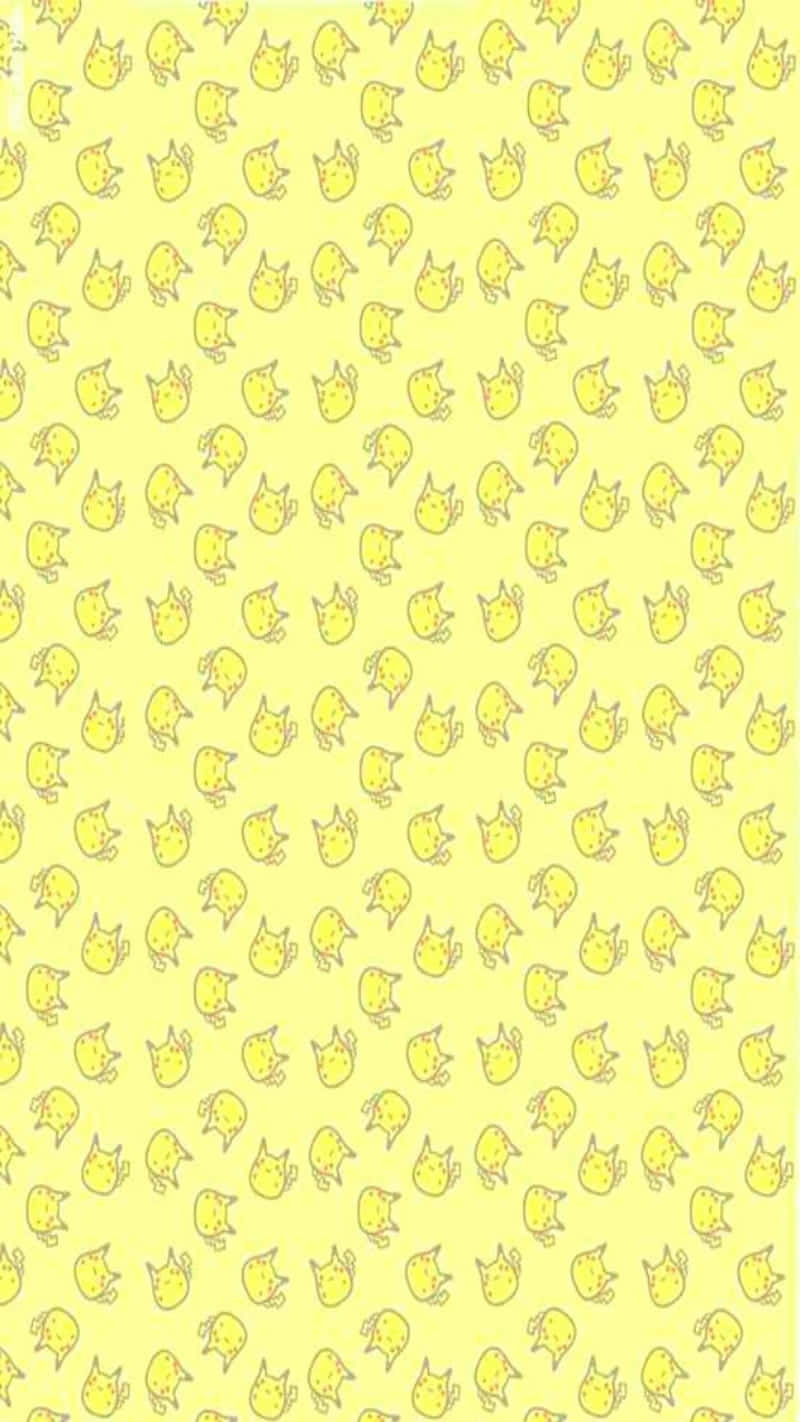 Brighten Your Day With Kawaii Yellow Wallpaper