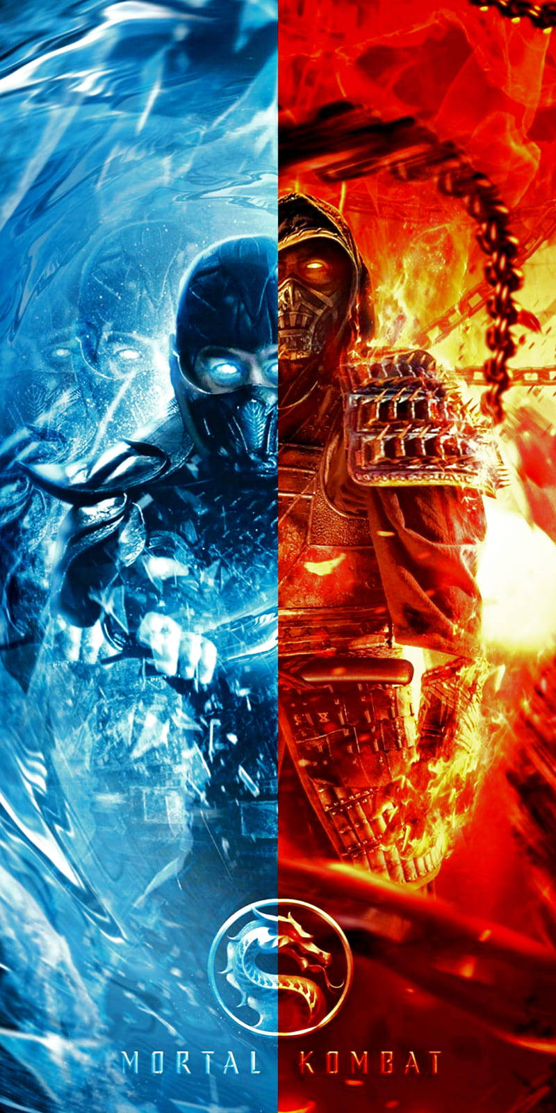 Brilliant Mortal Kombat Scorpion Vs Sub Zero Wallpaper