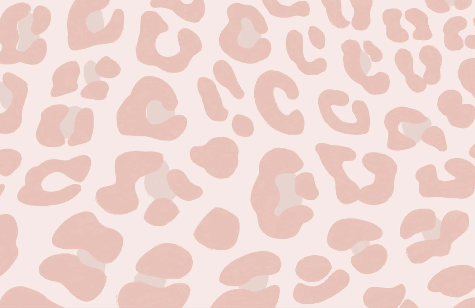 Bring A Pop Of Style To Any Room With This Pink Leopard Print Wallpaper. Wallpaper