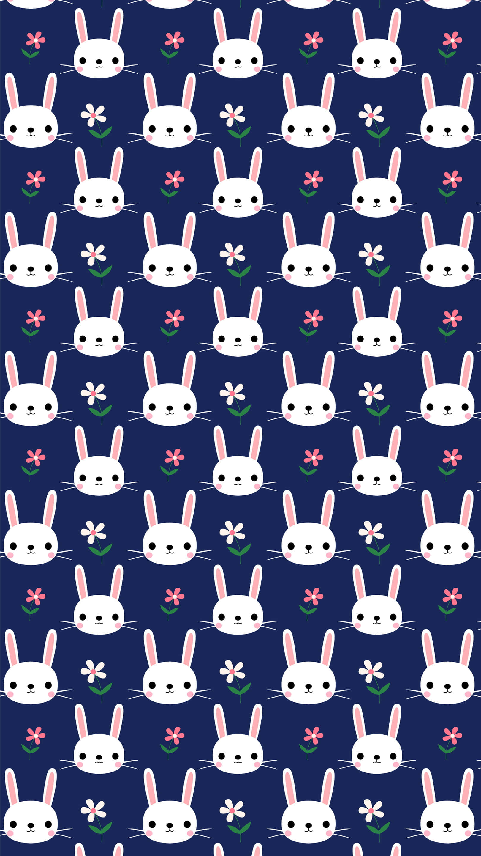 Bring A Smile To Someone's Day With This Kawaii Bunny Wallpaper!