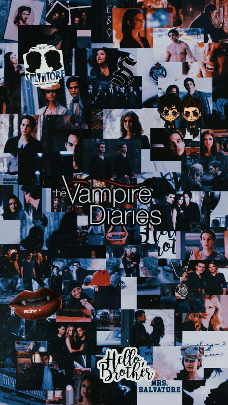 Bring Your Supernatural Life To Life On Your Iphone With The Vampire Diaries Wallpaper